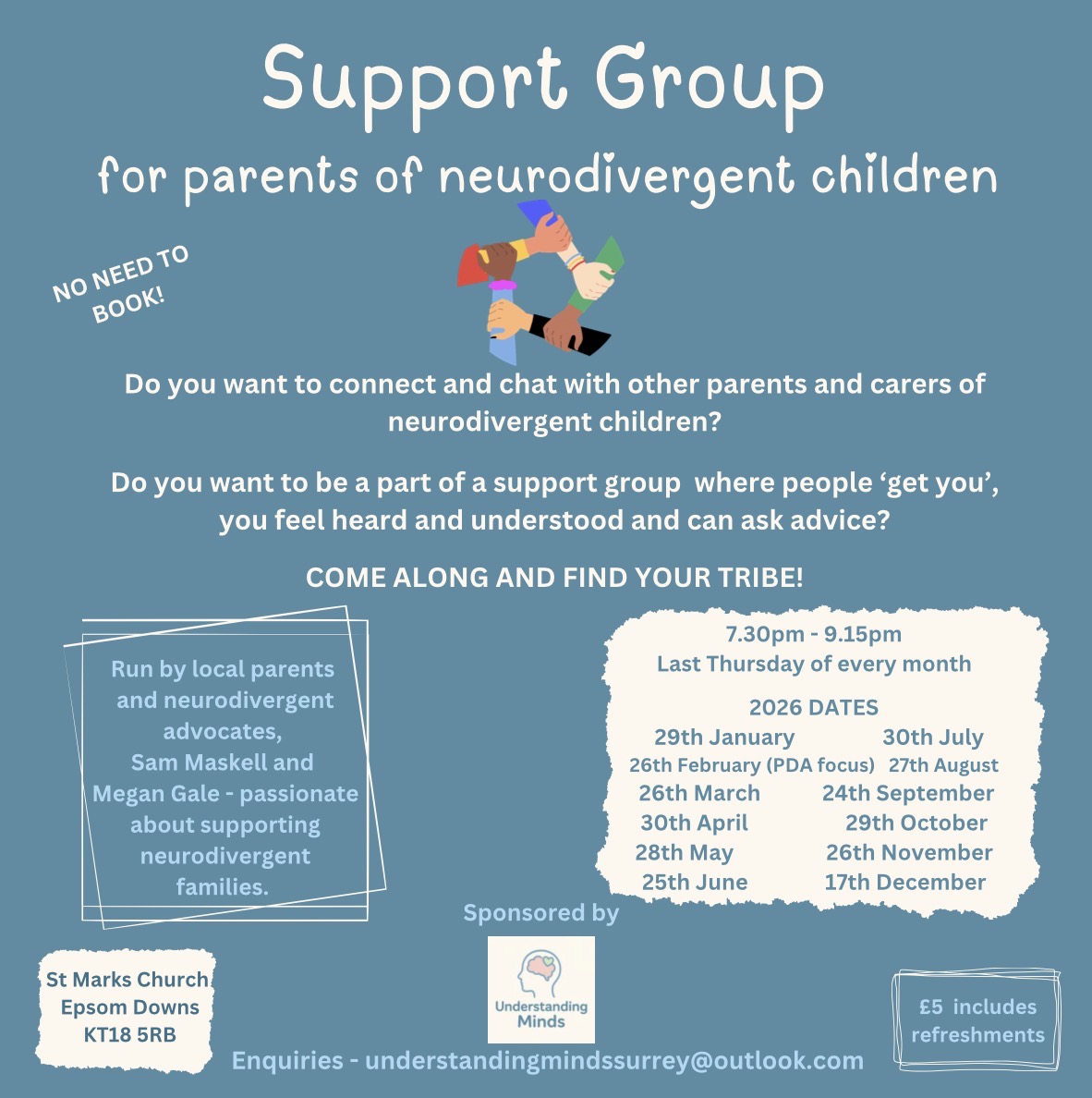 Support Group For Parents/ Carers Of Neurodivergent Children 